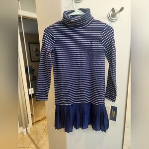 Polo French kids dress size M 8-10